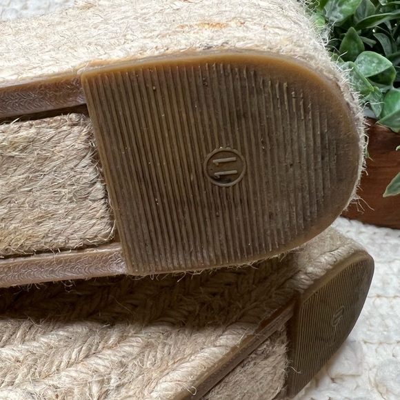 MARC FISHER Women’s Adalyn 2 Boho Printed Wedge Platform Sandal Cream Blue 11 - Picture 10 of 15